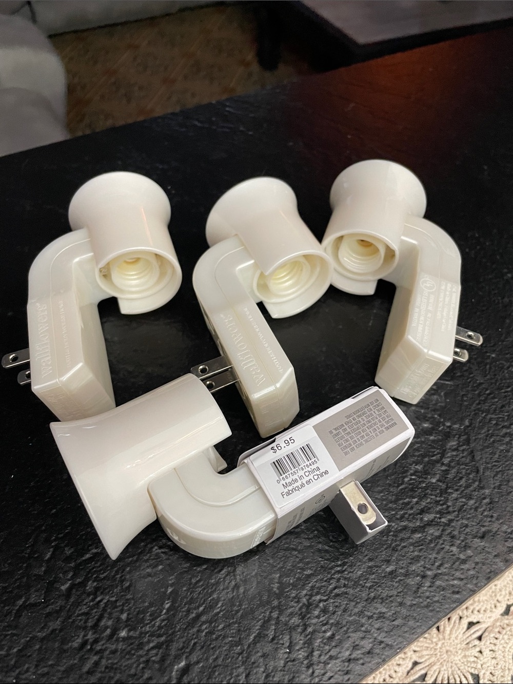 Bath & Body Works White Night Light Plug-In Lamp Adapter - Pack of 4